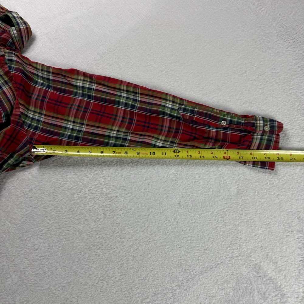 Ralph Lauren Shirt Mens Large Red Plaid Button Down Pony Classic Fit Preppy - Picture 13 of 14